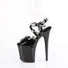 Pleaser - FLAMINGO824 Sandale à bride à la cheville, Pole dance chaussures - Noir Product image